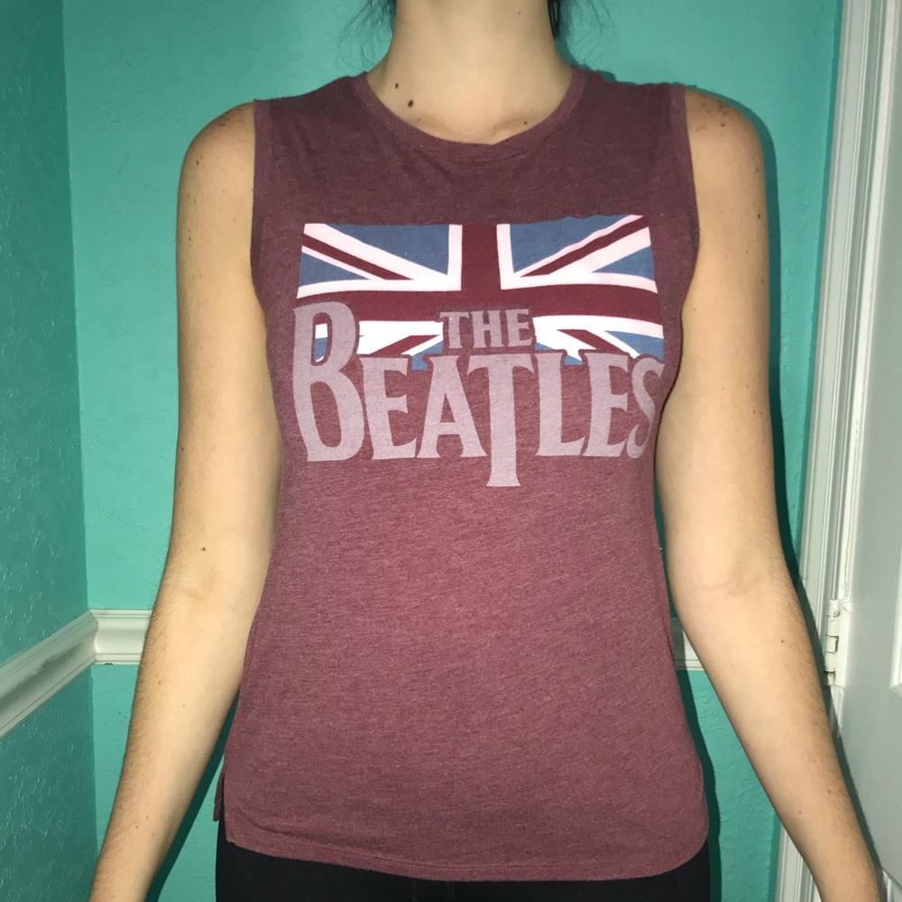 The beetles graphic muscle tee